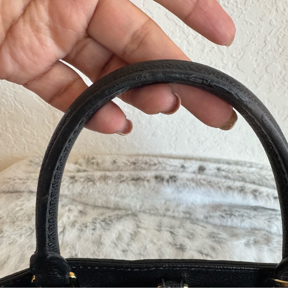 LV LOUIS VUITTON MONOGRAM BLACK EMPREINTE MONTAIGNE BB CROSSBODY. P0068 - Picture 12 of 17